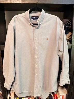 Ralph Lauren Light Blue Button-Down Oxford Shirt